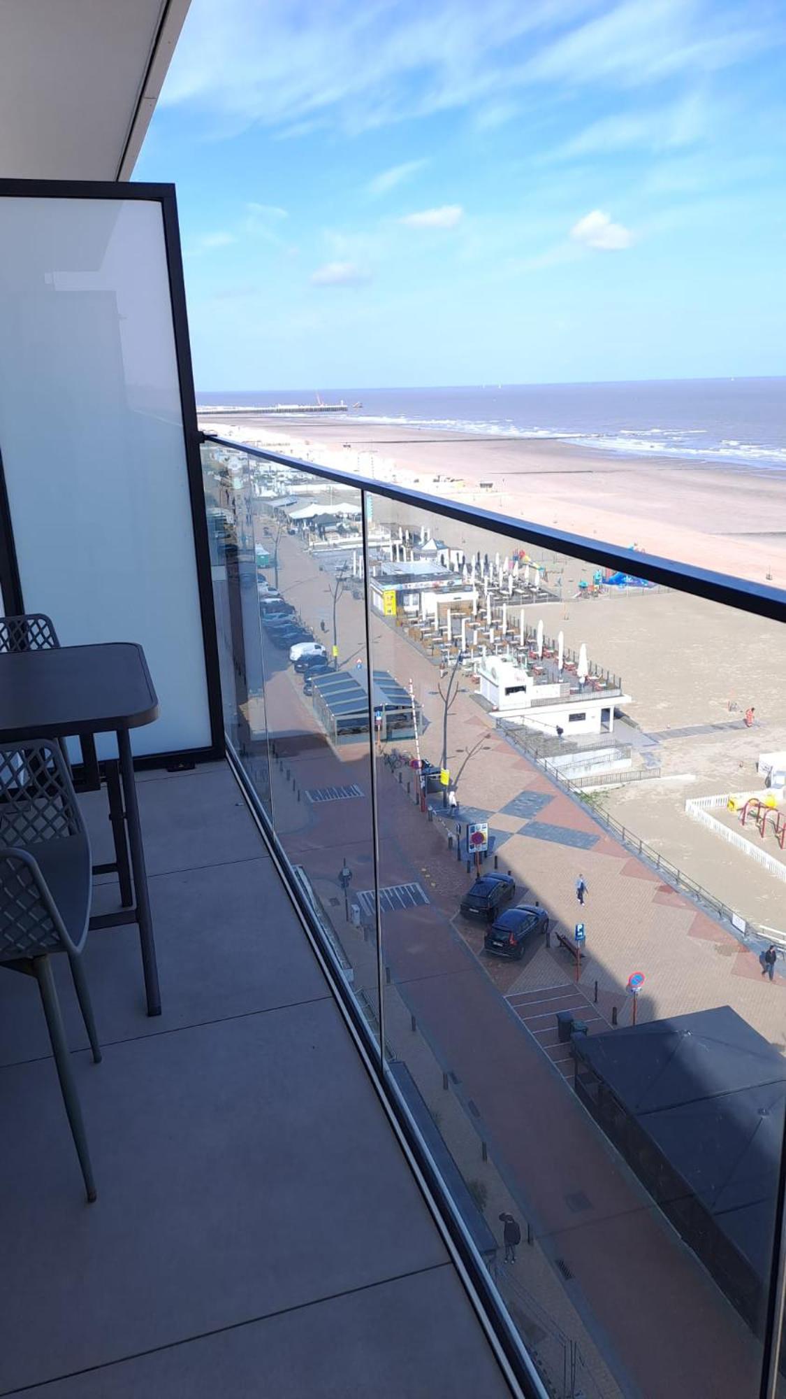 Modern Studio With Beautiful Sea View - 9Th Floor Бланкенберге Екстериор снимка